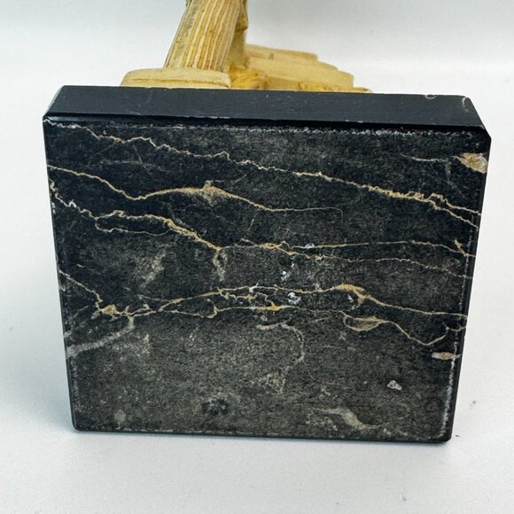 Temple of Vespasian Italian Column Statue Resin Marble base made in Italy - Picture 9 of 15